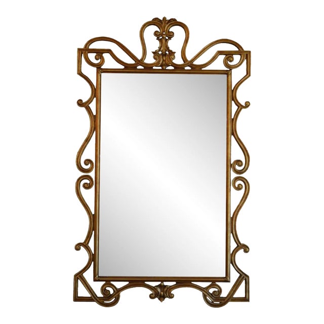 Hand Carved Neoclassical Mirror For Sale