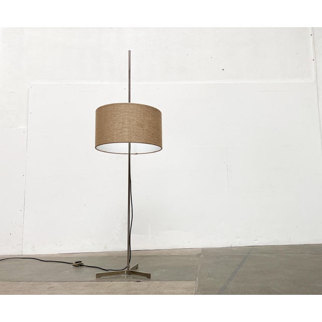 Metal Mid-Century German Minimalist Tripod Floor Lamp, 1960s For Sale - Image 7 of 18