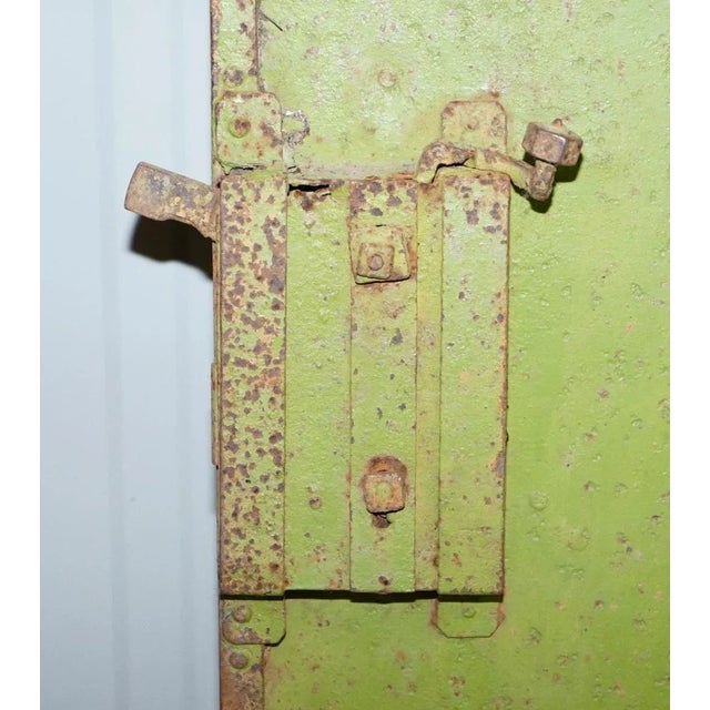 Hungarian Hand Painted Anti Looting Security Door, 1922 For Sale - Image 10 of 11