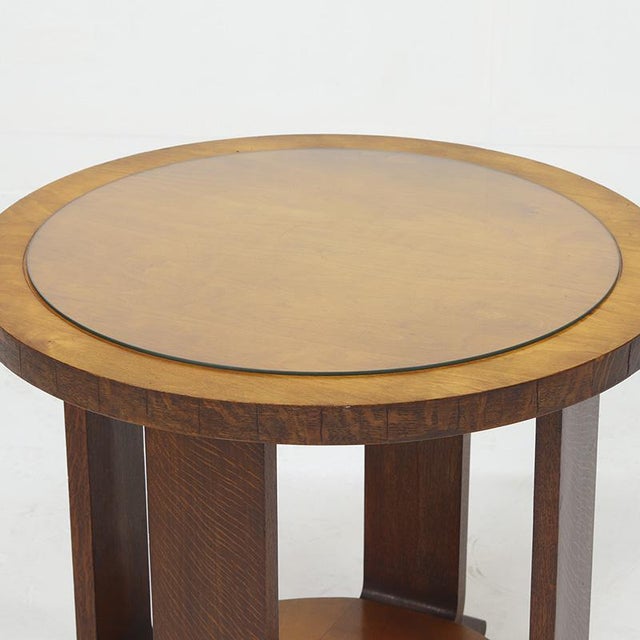 Antique Art Deco Bauhaus Side Table For Sale - Image 4 of 10