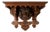 19th Century Black Forest Hand-Carved Wood Hunting Dog Wall Bracket Shelf For Sale