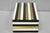 Wood Modern Black White & Gold Bone & Brass Inlay Jewelry Trinket Box by Current Home For Sale - Image 7 of 17