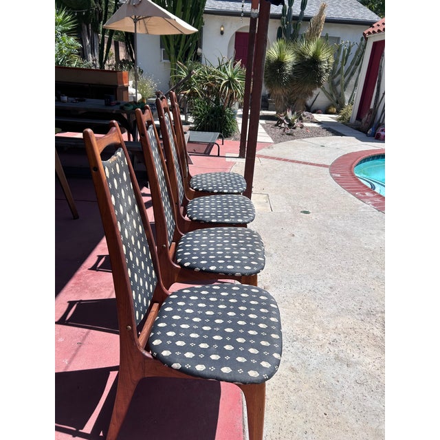 Set of 4 Danish Modern Teak Dining Chairs, C. 1960s For Sale - Image 4 of 9