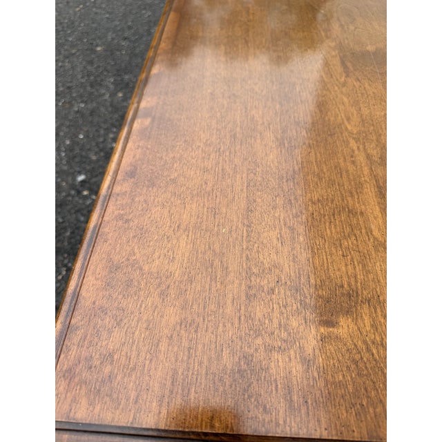 Wood 1990s Ethan Allen Classic Manor Coffee Table For Sale - Image 7 of 12