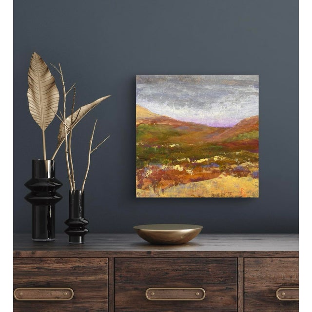 Original Landscape Painting. Acrylic Paint and Textural Materials on Board. For Sale - Image 11 of 12