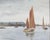Oil on Canvas Harbor Painting by Alexander Webster For Sale - Image 4 of 8