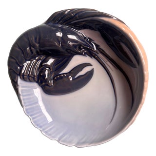 Type 3498 Lobster Bowl by Erik Nielsen for Royal Copenhagen For Sale