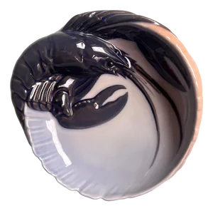 Type 3498 Lobster Bowl by Erik Nielsen for Royal Copenhagen