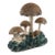 Vintage Brutalist Style Cast Stone Mushroom Garden Sculpture For Sale