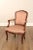 Wood Antique French Louis XV Style Fauteuil Armchairs - A Pair For Sale - Image 7 of 12