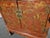 Antique Storage Cabinet Oriental Chinese Red Lacquer Chinoiserie W Stand & Brass For Sale - Image 4 of 18