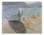 Josep Munné Graupera Contrallum, Cadaqués Beach Scene with Boat, Oil Painting For Sale
