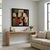 Architecture of Colors, Large Abstract Oil Painting, Framed by Sophie Dumont For Sale - Image 10 of 10
