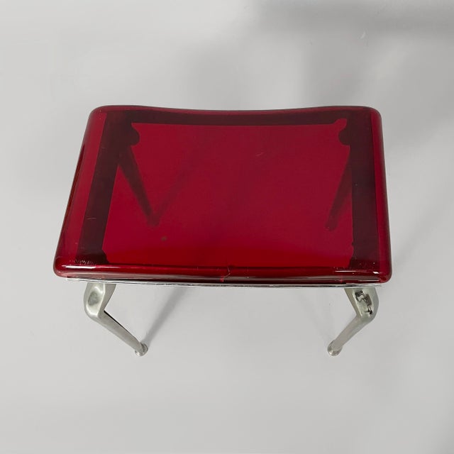 Art Deco Italian Bakelite and Metal Stool, 1930s For Sale - Image 4 of 18