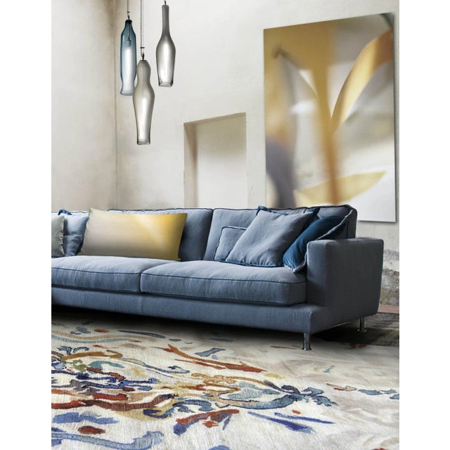 Tempo Muse Pendant Light from the Constantine Collectionin Lagoona For Sale - Image 4 of 5