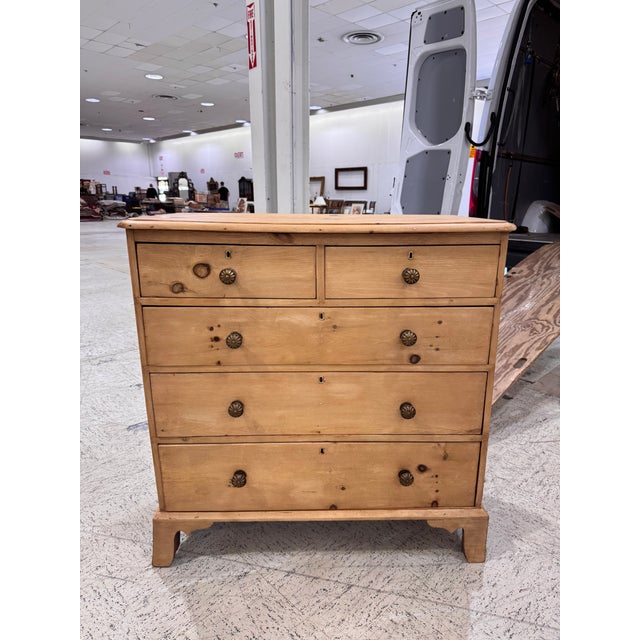 19th Century English Pine Chest of Drawers For Sale - Image 13 of 13
