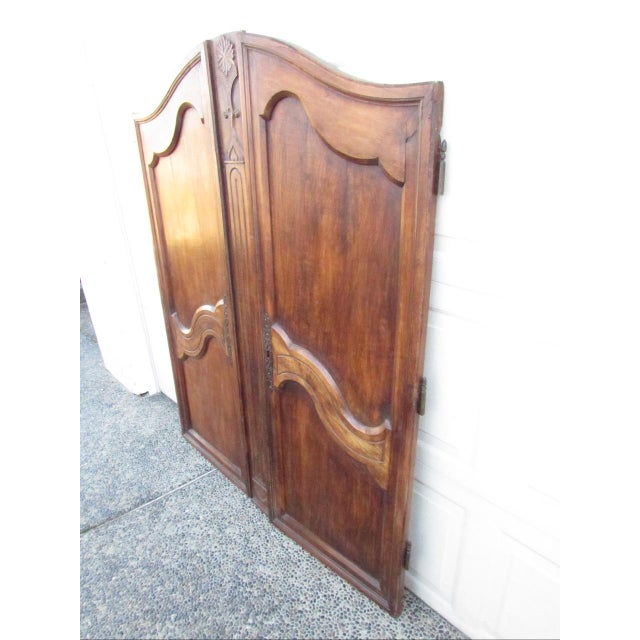 Pair of Antique French Armoire Doors For Sale - Image 15 of 16