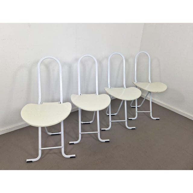 Dafne Folding Chairs by Gastone Rinaldi for Thema, Italy, 1970s, Set of 4 For Sale - Image 15 of 15