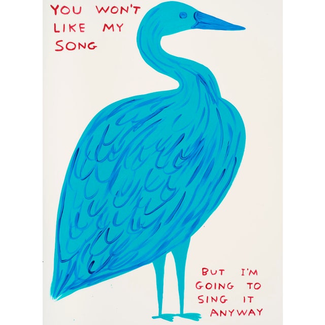 額装済み★David Shrigley ポスター 額装済ポスター: DAVID SHRIGLEY: THE MOON | ON SUNDAYS
