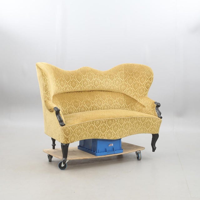 Vintage Rococo-Style Sofa, 1920s For Sale - Image 4 of 6