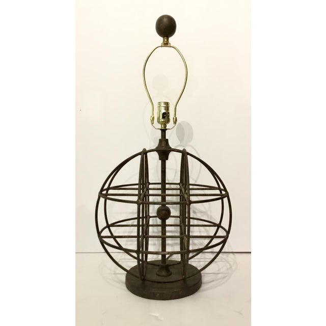 Currey Company Modern Aged Bronze Finished Iron Sphere Table