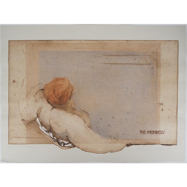 Sylviane Canini, Immersion: The Woman in the Bath, Original Etching For Sale - Image 6 of 6