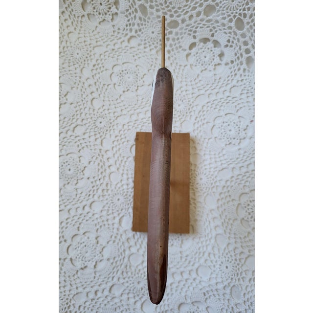 Nautical Handmade Wooden Shore Bird Decoy For Sale - Image 3 of 6