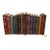 Set of 16 Gold Embossed Leather Bound Books W/ Gilt Edge by the Eaton Press For Sale