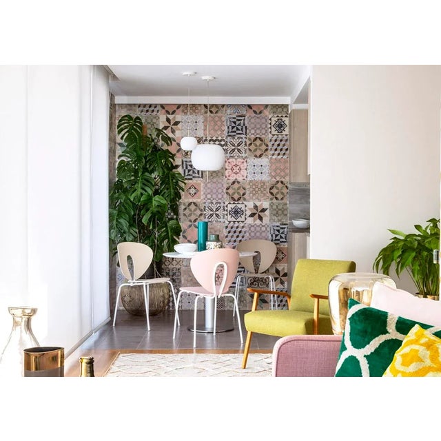 Small 'Kushi' Opaline Glass and Copper Suspension Lamp for Kdln For Sale - Image 4 of 13