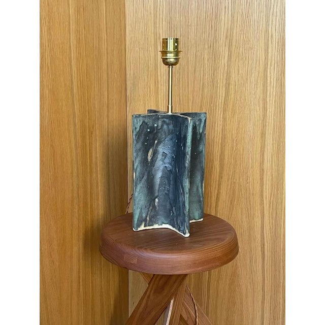 Studiolo ceramic table lamp by renzo maar handmade dimensions: d 19 x h 42 cm (dimensions are approximate) materials:...