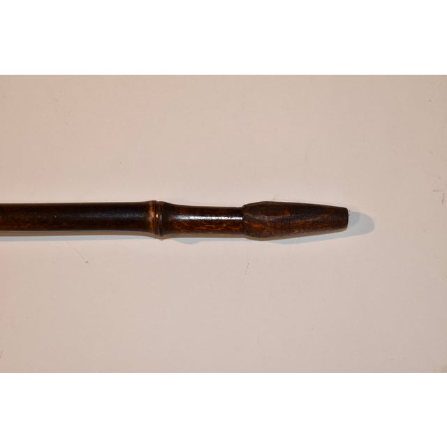 Circa 1930's English Cane or Walking Stick With Bone Handle For Sale - Image 4 of 6