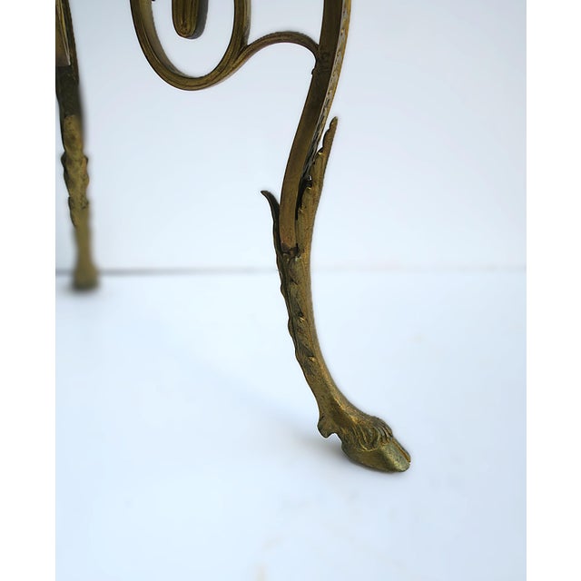 French Gilt Bronze Pedestal Plant Stand Empire Style For Sale - Image 13 of 14
