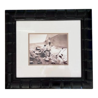 Modern Framed Boaters Photograph For Sale