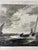 Gray Antique Nautical Seascape Circa 1919 Maritime Engraving Print, Sailboats in Rough Seas For Sale - Image 8 of 10