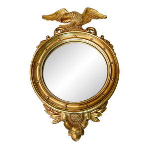 Gold Federal Convex Mirror