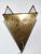 Gold Vintage Spanish Glass Wall Sconce, 1950s For Sale - Image 8 of 13