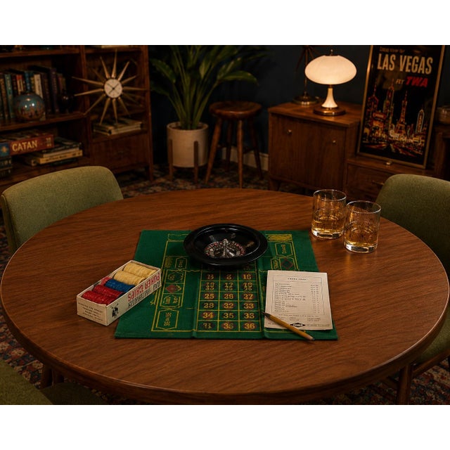 Midcentury Game Night Set For Sale - Image 4 of 5