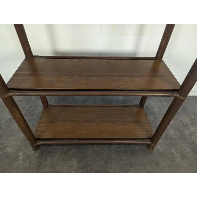 Bamboo Style Console Shelf For Sale - Image 6 of 7