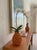 Pair of Vintage Mid-Century Italian Glazed Ceramic Trompe l'Oeil Floral Vases For Sale - Image 9 of 12