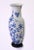 Japanese Vintage Japanese Blue & White Floral Mounted Porcelain Wall Pocket Vase With Birds & Flowers For Sale - Image 3 of 8
