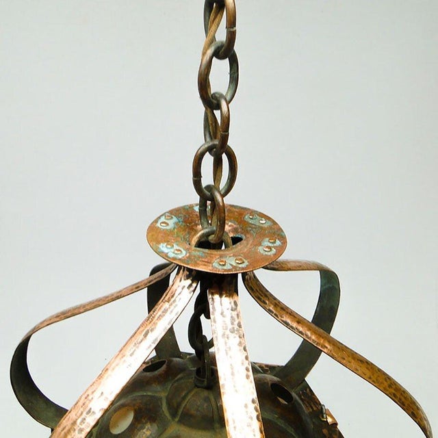 20th Century Glass Pendant Lamp, Austro-Hungary, 1890s For Sale - Image 10 of 18