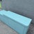 Wood Postmodern Sky Blue Matte Laminate Credenza With Gold Accent For Sale - Image 7 of 9