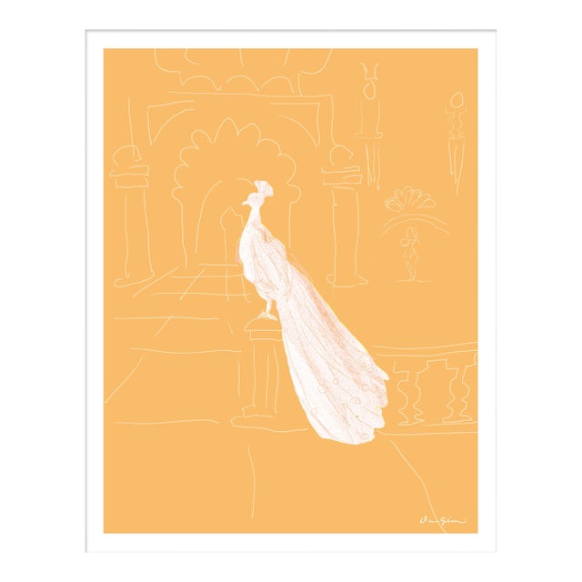 Delhi in Jaune By Dana Gibson, Framed Art Print For Sale