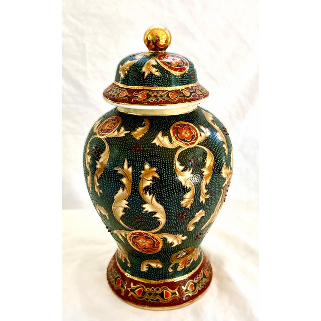 Ceramic Chinese Porcelain Urn For Sale - Image 7 of 10