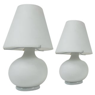 Murano Glass Mushroom Table Lamp, 1980s For Sale