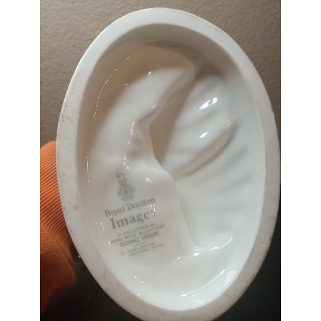 English Gorgeous Royal Doulton Images Going Home Porcelain Sculpture For Sale - Image 3 of 7