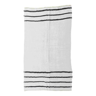 Vintage Modern Hemp Kilim Rug - 5`2" X 9`3" For Sale