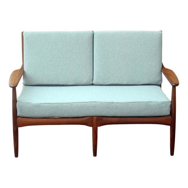 Vintage Two-Seater Sofa in Teak, 1960s For Sale