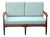Vintage Two-Seater Sofa in Teak, 1960s For Sale