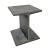 Gray Steel Beam Slice Side Table For Sale - Image 8 of 8